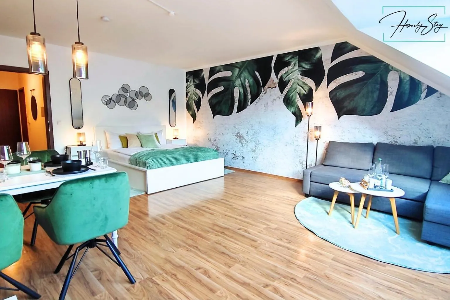 Apartmán Homely Stay Serenity Greens - Stylisch Studio-Apartment With Kitchen - 10 Min To Central Station, Pet Friendly Mnichov Německo