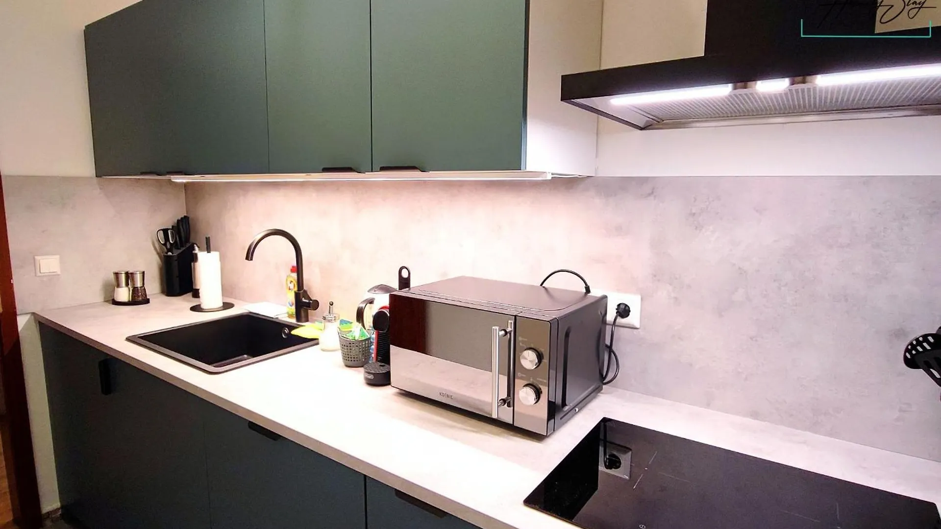 Apartmán Homely Stay Serenity Greens - Stylisch Studio-Apartment With Kitchen - 10 Min To Central Station, Pet Friendly Mnichov